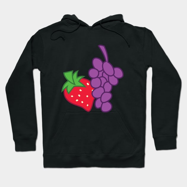 Berry Punch cutie mark Hoodie by CloudyGlow